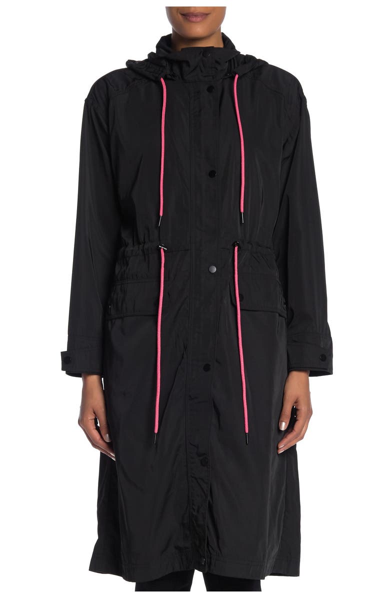 Bagatelle A-Line Rain Parka Jacket, Main, color, 