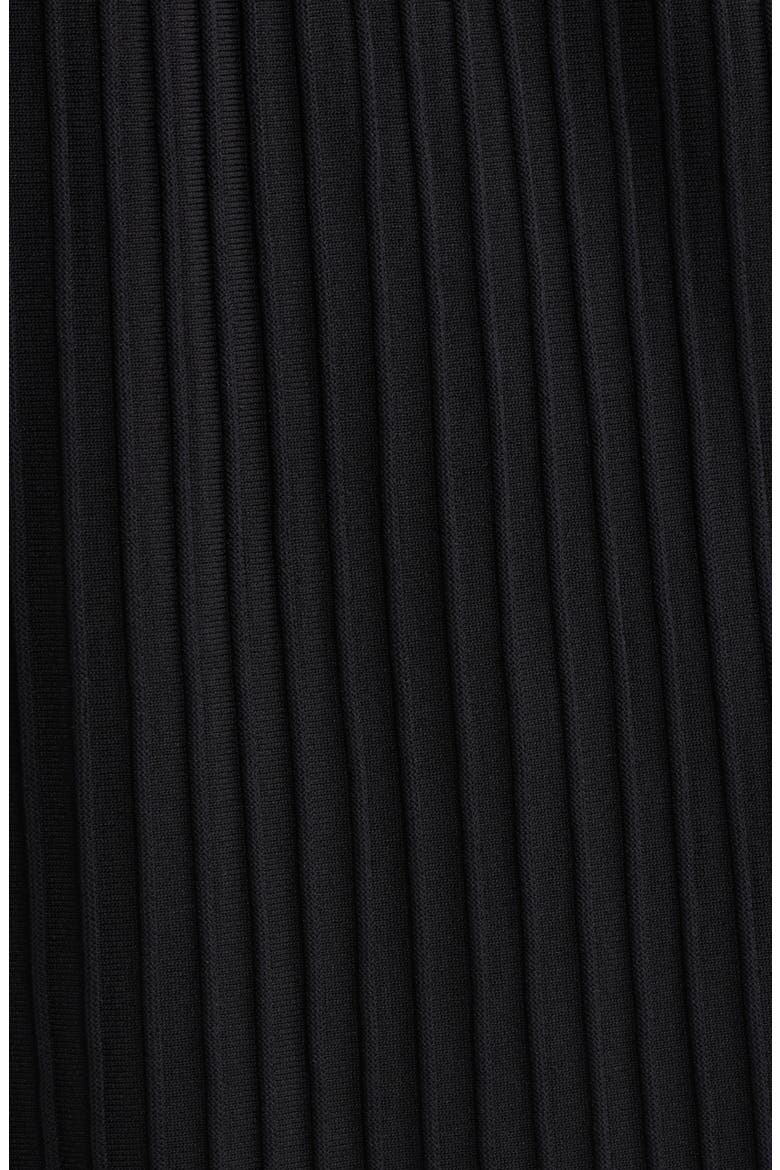 Pleated Sweater Skirt, Alternate, color, ANNE BLACK