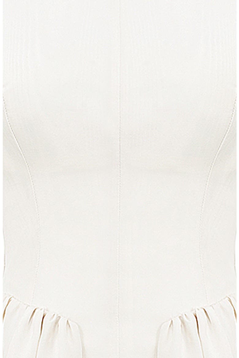 Enchant Open Back Fit & Flare Minidress, Alternate, color, WHITE