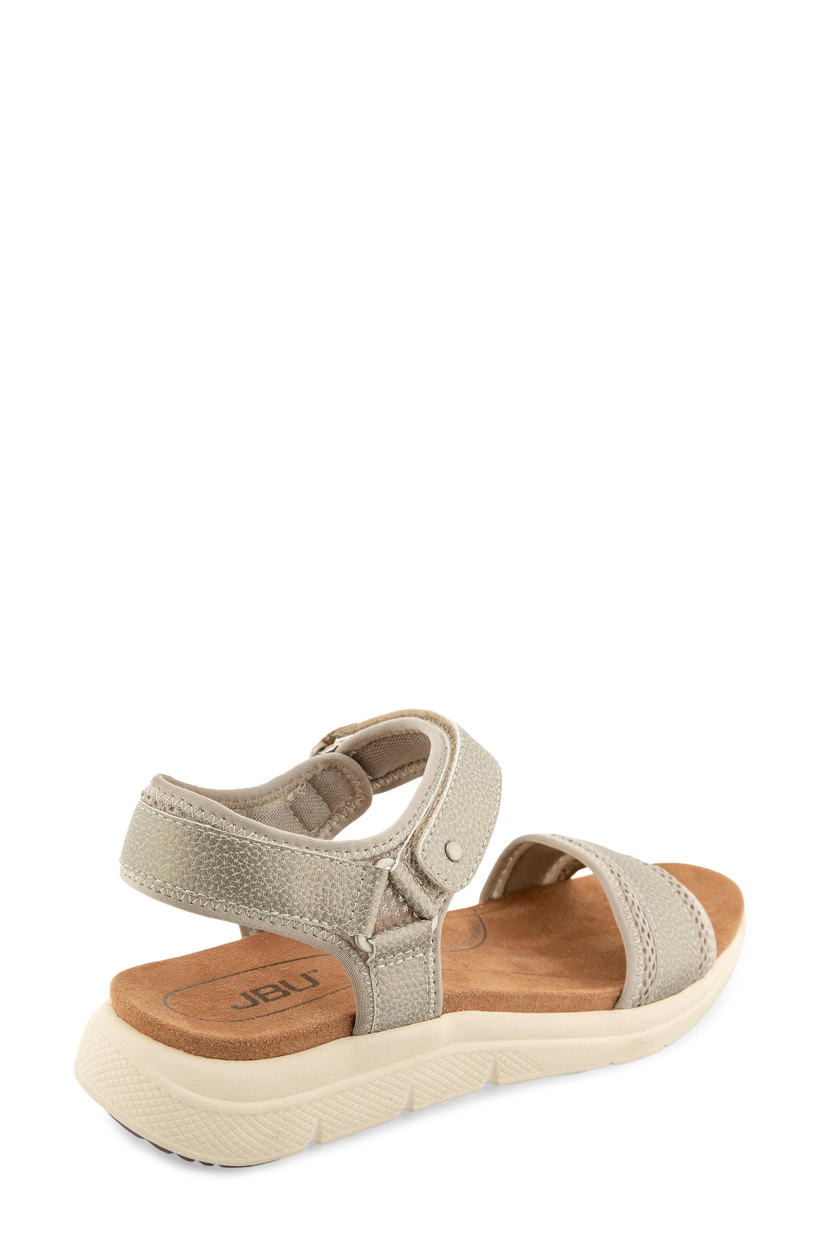 JBU Ellewood Ankle Strap Sandal, Alternate, color, Champagne