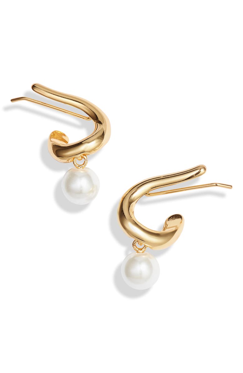JENNY BIRD Daphne Imitation Pearl Ear Crawlers, Main, color,