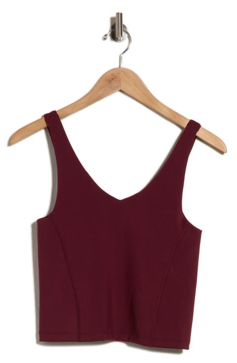 Air Glide V-Neck Performance Crop Tank