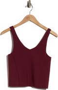 90 DEGREE BY REFLEX Air Glide V-Neck Performance Crop Tank