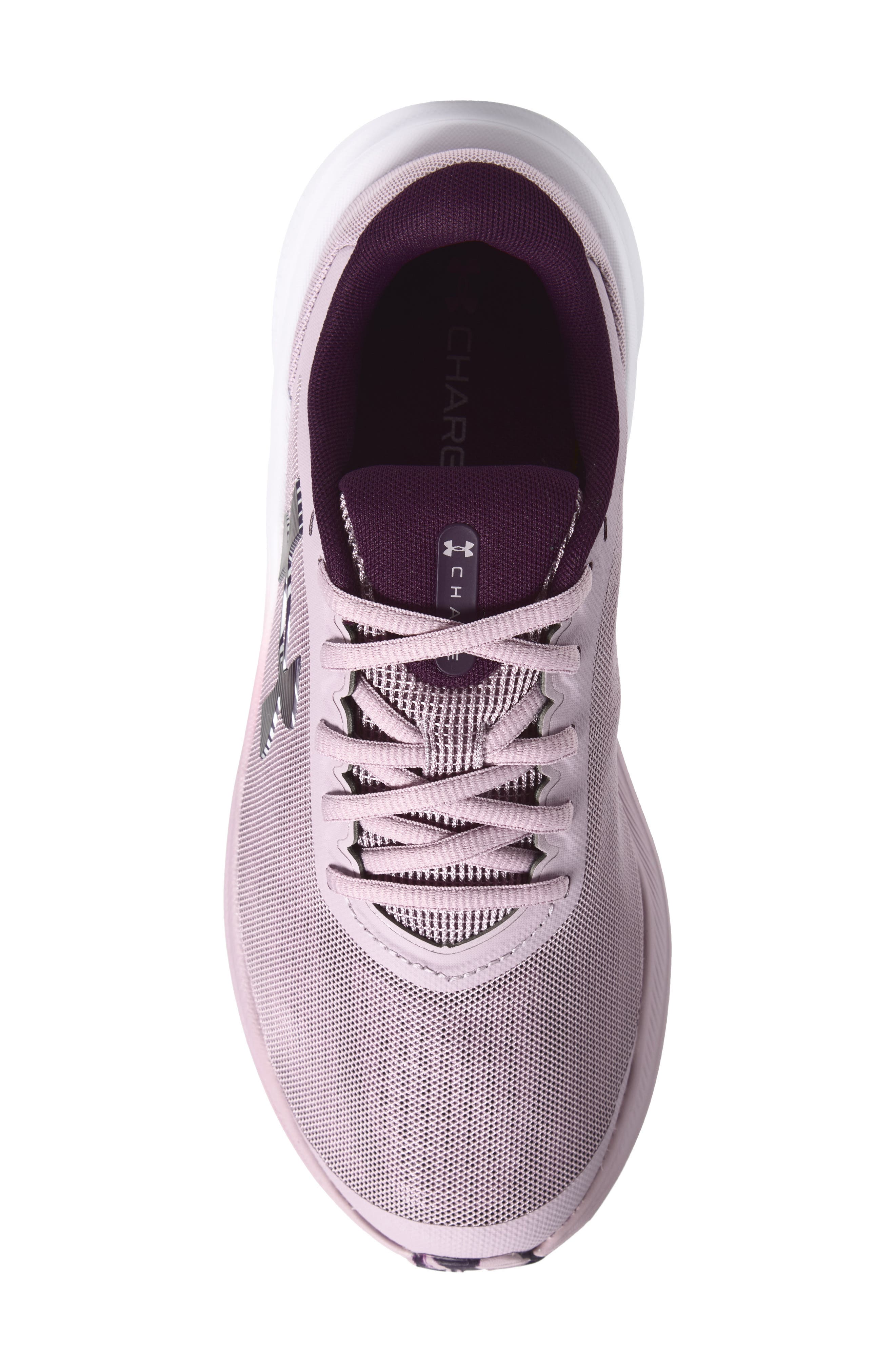 Charged Chase Running Shoe, Alternate, color, MAUVE PINK/PURPLE ECHO