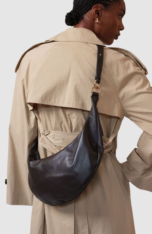 HYER GOODS HYER GOODS LEATHER CONVERTIBLE HOBO RING BAG 
