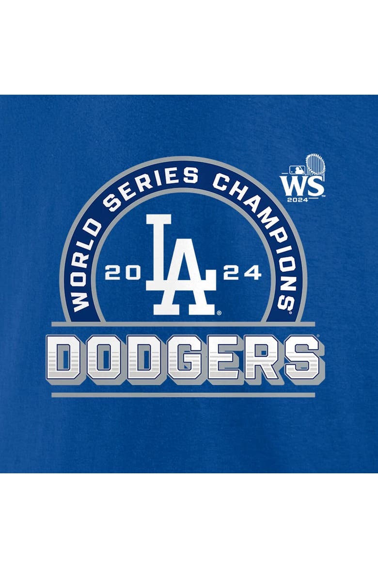 Men's Fanatics Royal Los Angeles Dodgers 2024 World Series Champions  Signature Roster T-Shirt, Alternate, color, Royal