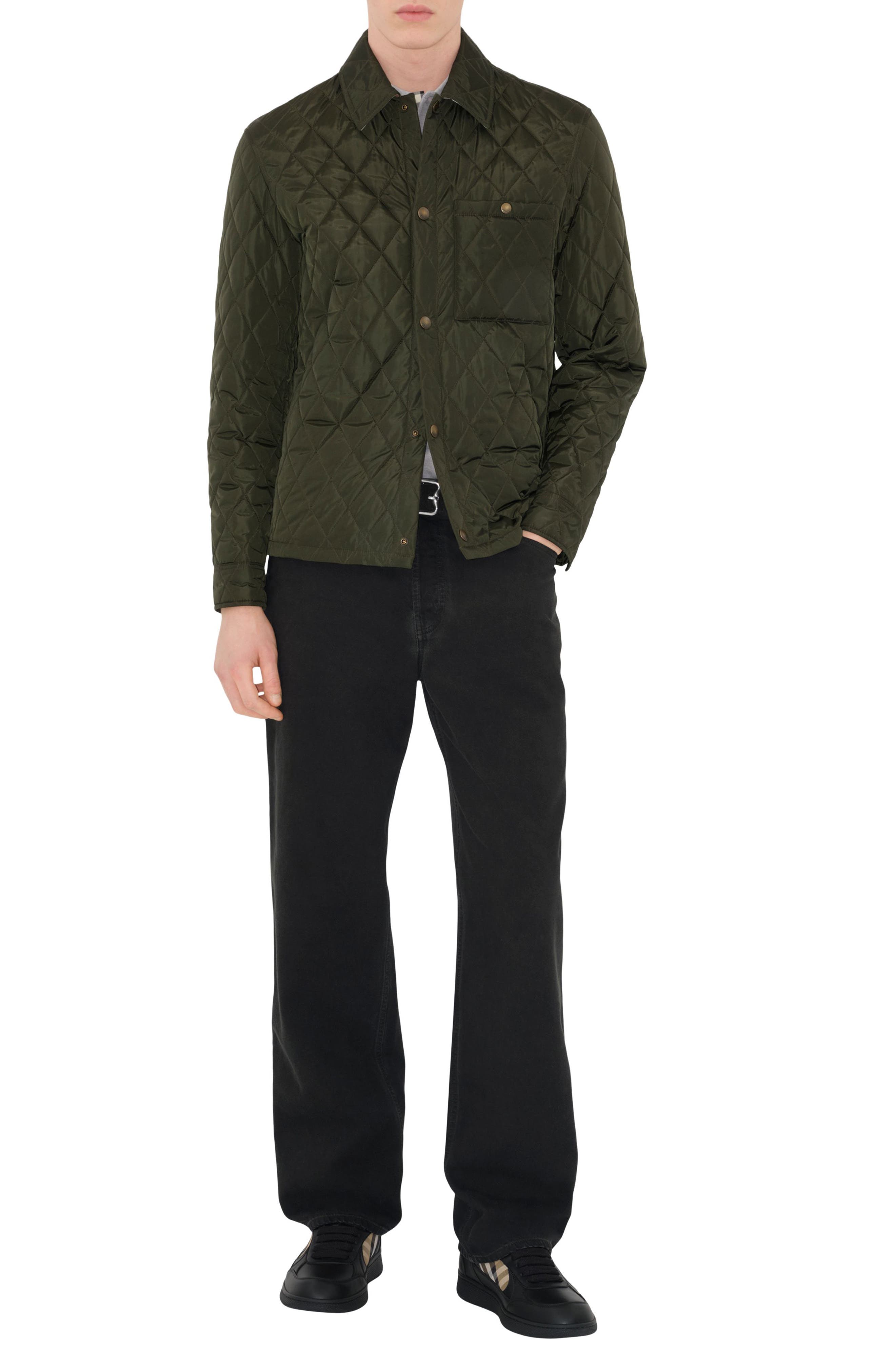 Burberry Terrace Check Leather & Canvas Sneaker, Alternate, color, Black/ Sand Ip Check