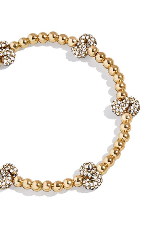 Baublebar Pisa Pavé Heart Station Beaded Bracelet