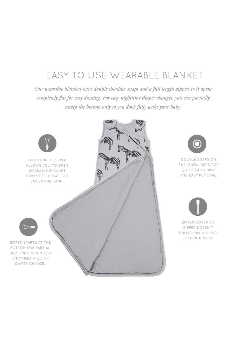 Oilo Cotton Jersey Wearable Blanket, Alternate, color, Gray