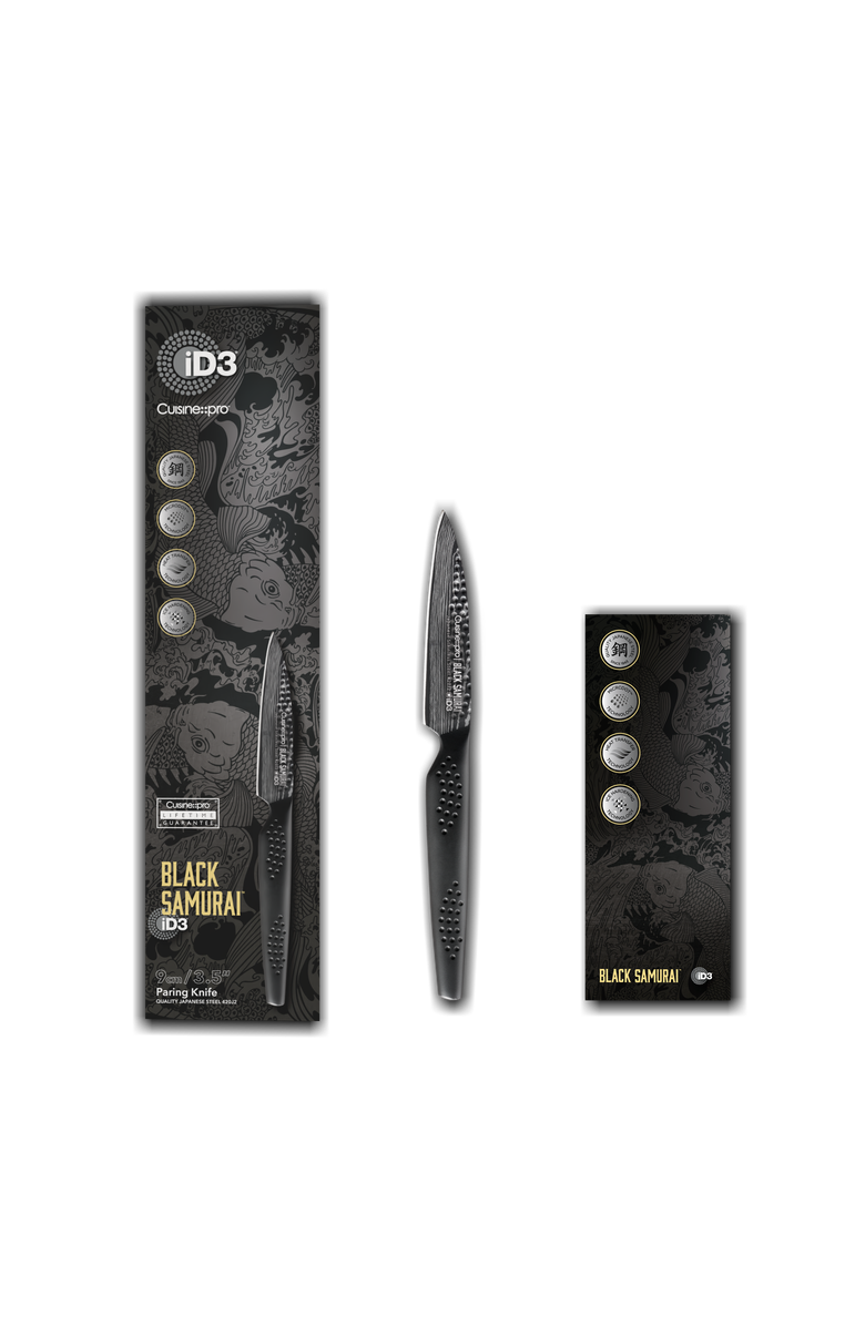 Cuisine::pro<sup>®</sup> iD3<sup>®</sup> BLACK SAMURAI 3.5" Paring Knife, Alternate, color, Black
