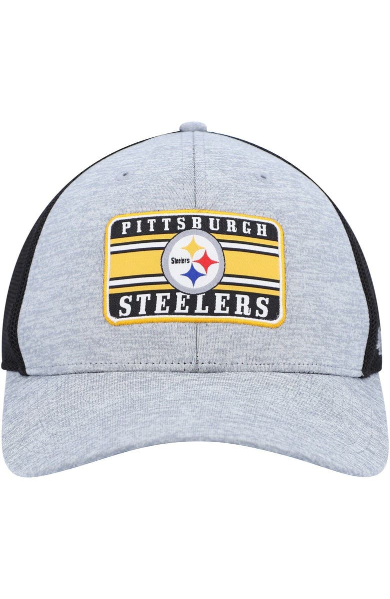 '47 Men's '47 Heathered Gray/Black Pittsburgh Steelers Motivator Flex Hat, Alternate, color, Heather Gray