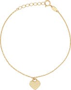 Bony Levy 14K Yellow Gold Heart Charm Bracelet