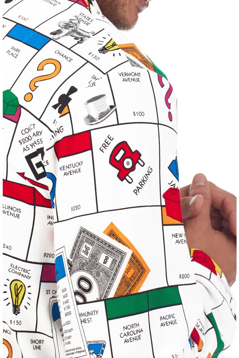 Monopoly Pajama Set, Alternate, color, MONOPOLY GAMEBOARD