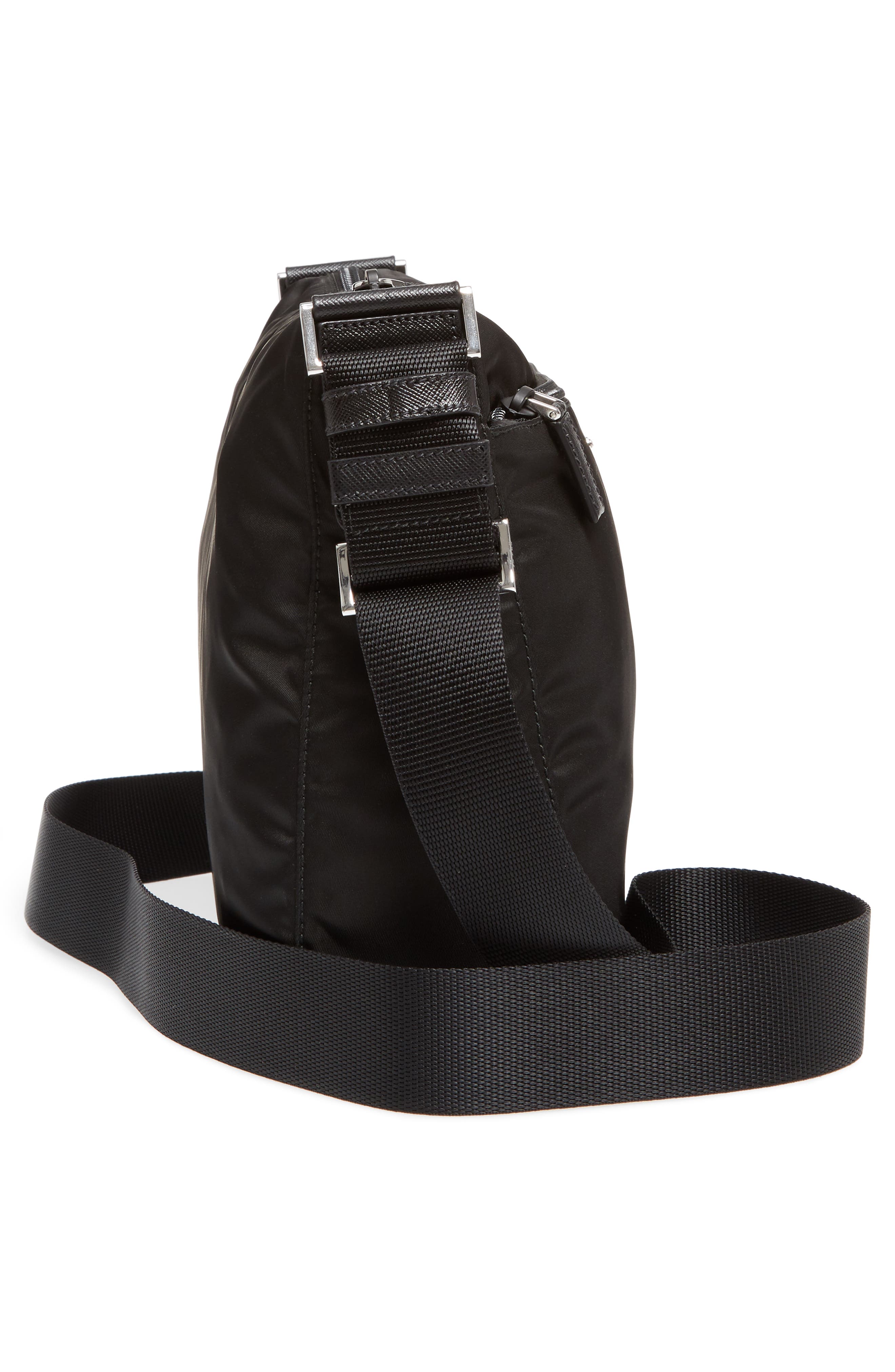 Prada Large Nylon Crossbody Bag, Alternate, color, 