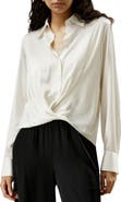 Lilysilk Hem Pleated Silk Blouse