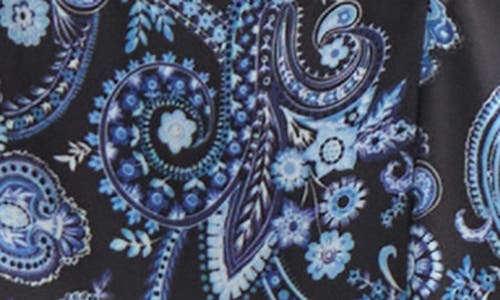 Jones New York Flutter Sleeve Midi Dress In Blue