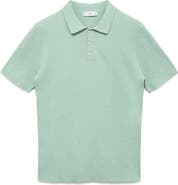 MANGO Band Collar Button-Up Shirt