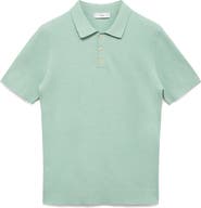 MANGO Band Collar Button-Up Shirt