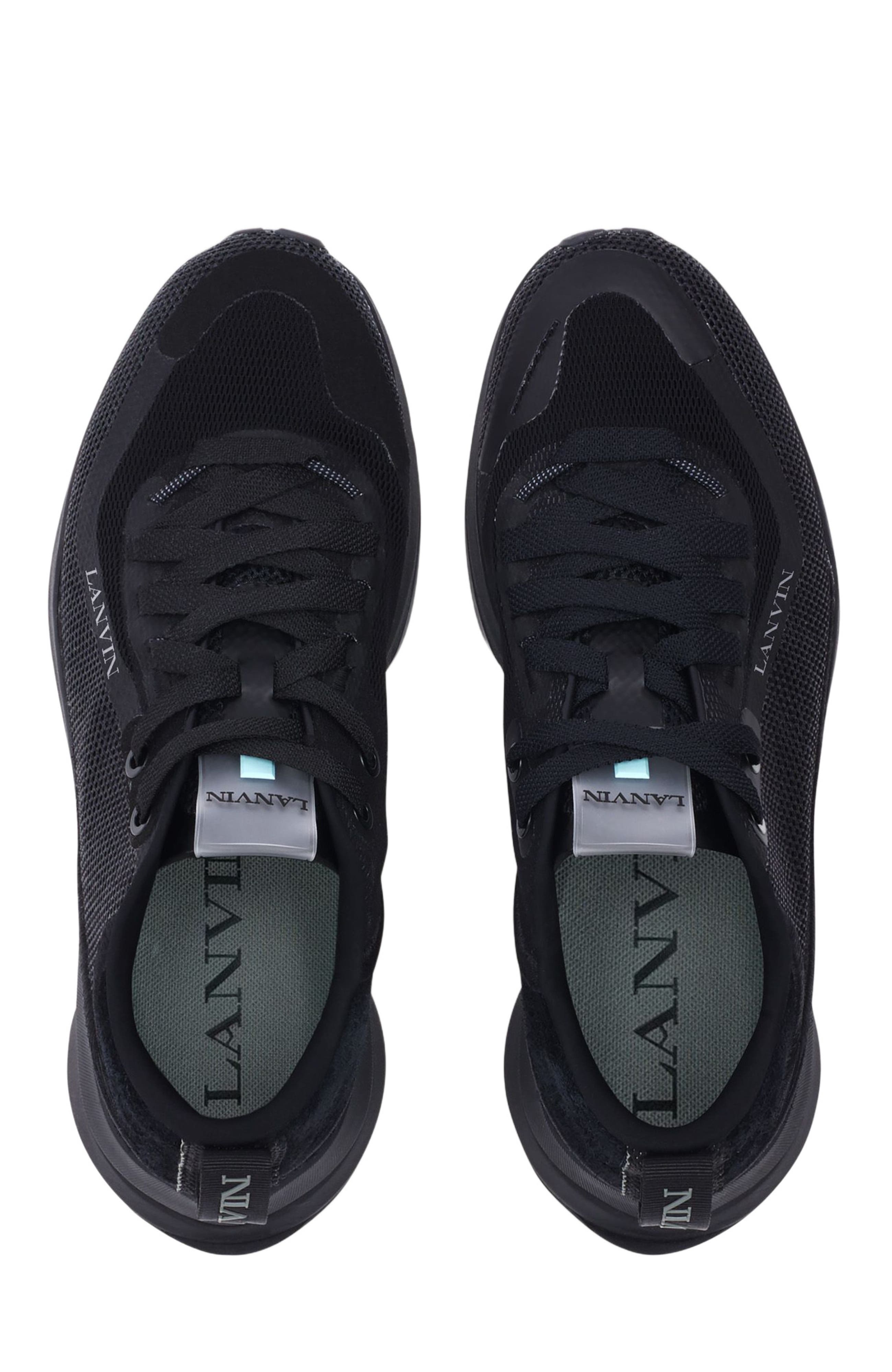 L-I MESH SNEAKERS, Alternate, color, BLACK/BLACK