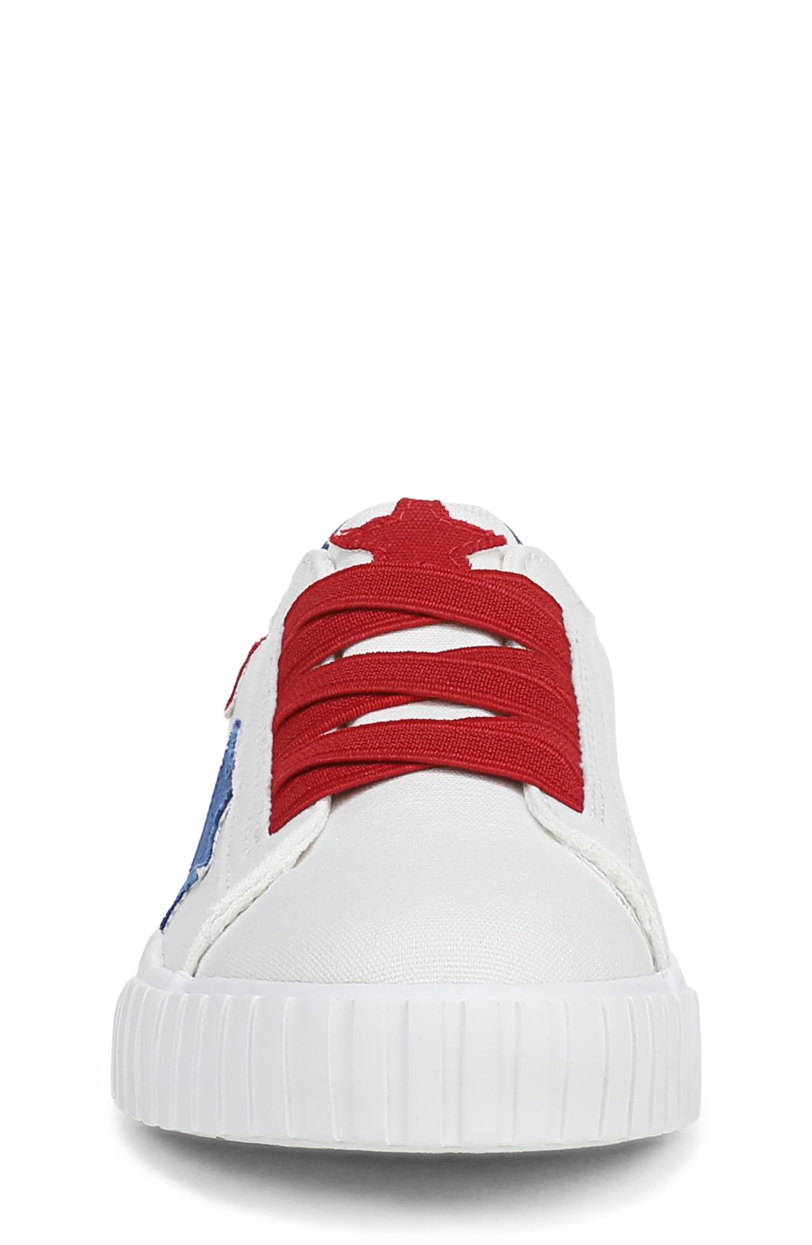 Kids' Wander On Star Sneaker, Alternate, color, WHITE/ RED