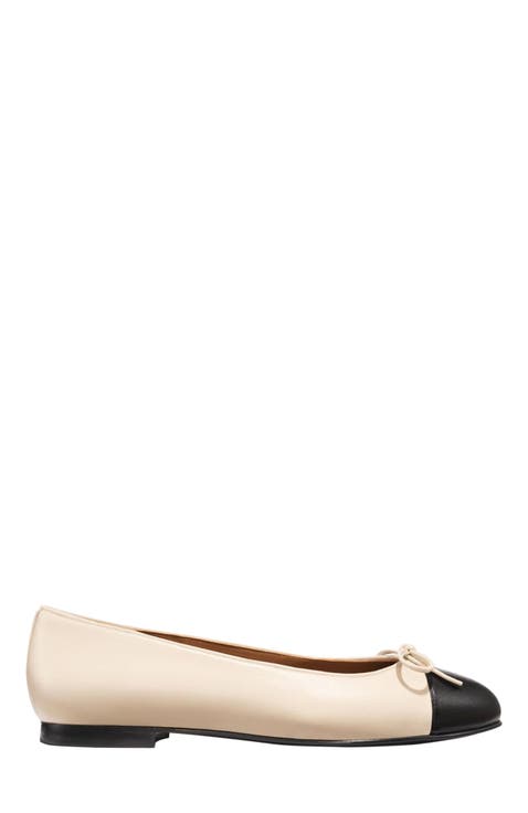 The Cap-Toe Demi Flats