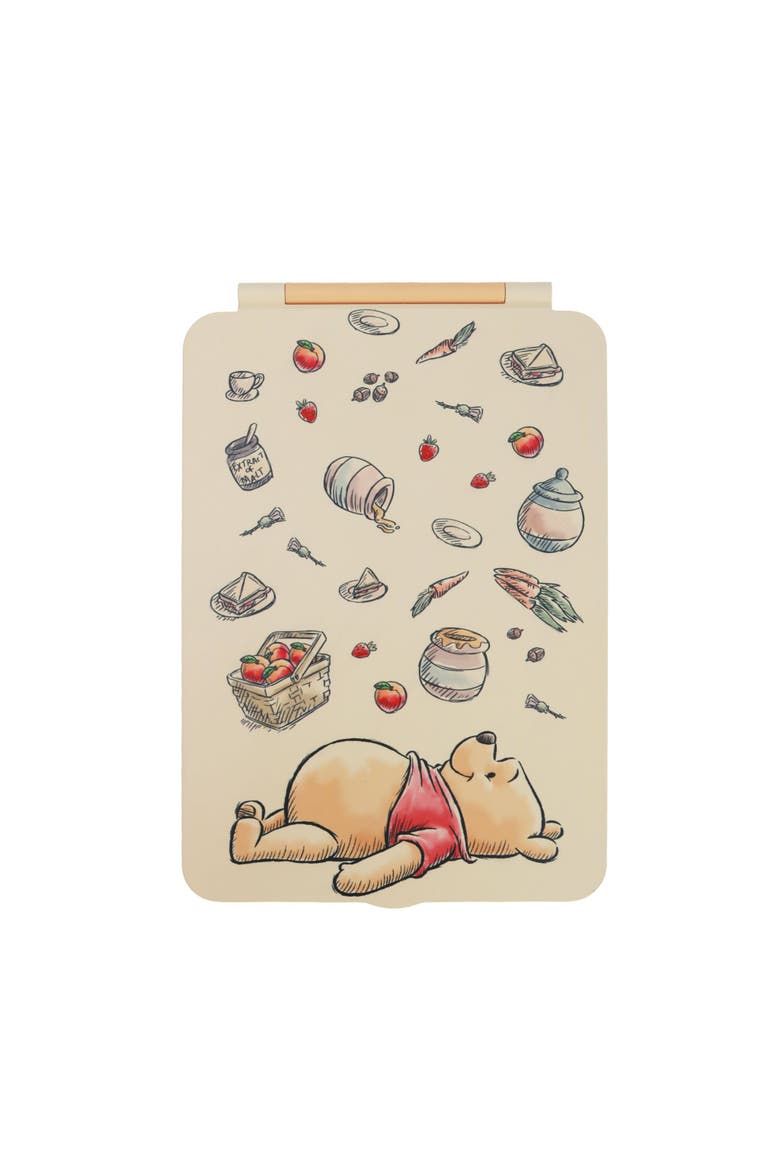 Disney Winnie the Pooh Treat Yourself Touch Pad Mini LED Makeup Mirror, Main, color, Beige