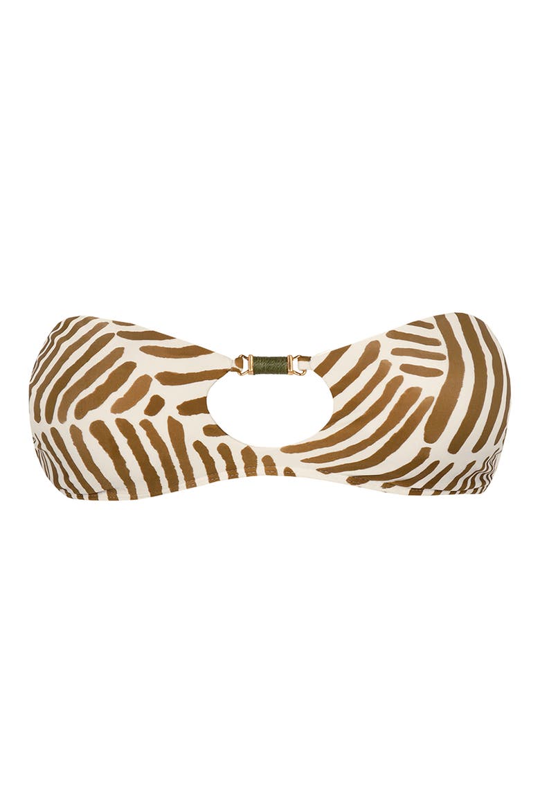 Pam Bandeau Bikini Top, Alternate, color, MULTI