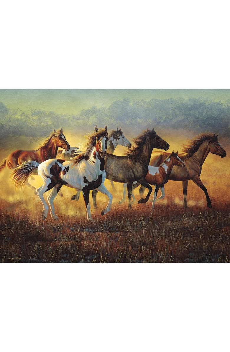Sunsout Running with the Wind 500 piece Jigsaw Puzzle for Adults, Alternate, color, Multicolor