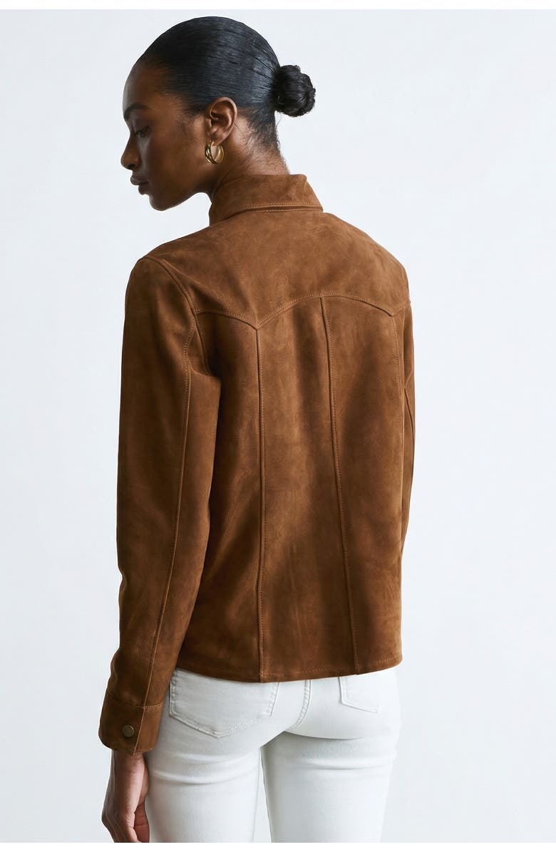 FURNIQ UK Juliet Suede Shirt, Alternate, color, 