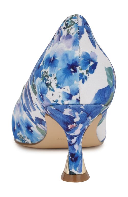 Nine West Ariella Pointed Toe Pump In White 141