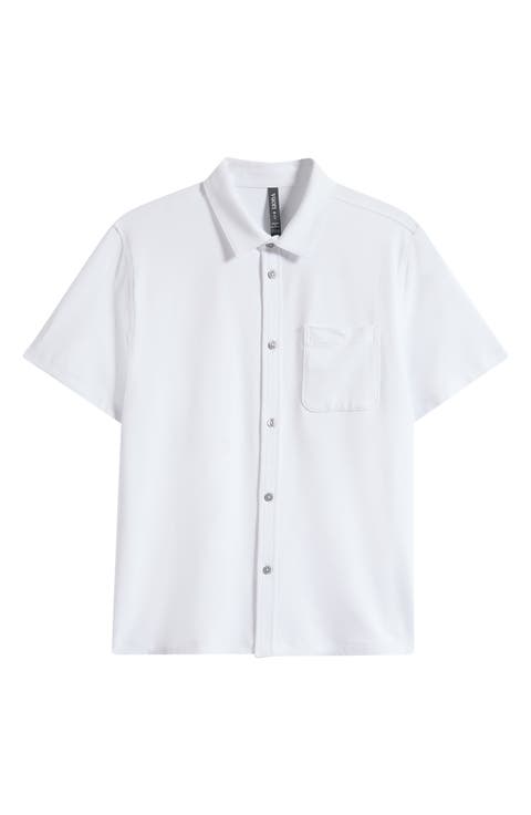 Ponto Short Sleeve Performance Button-Up Shirt