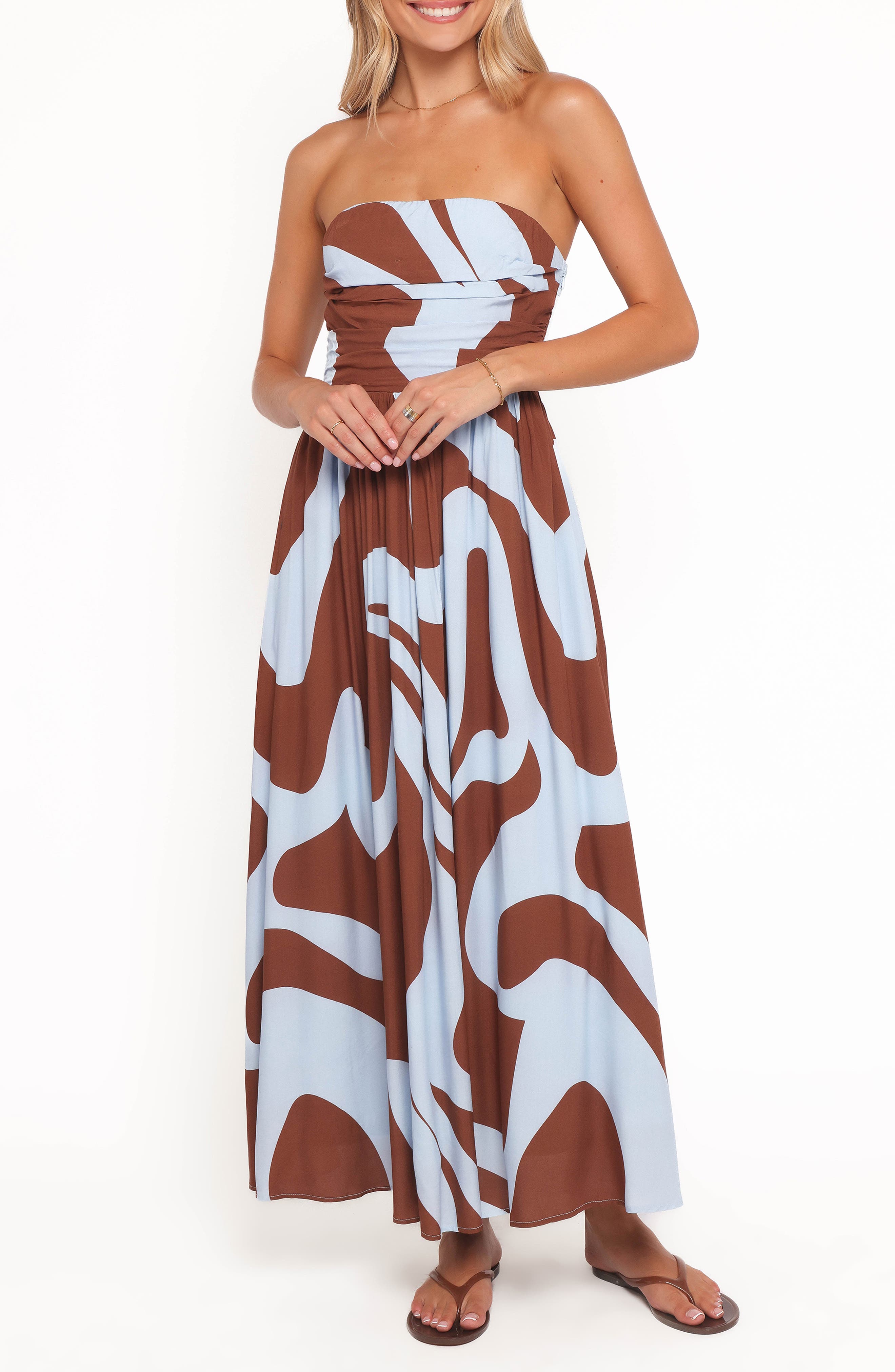 BROWN/BLUE