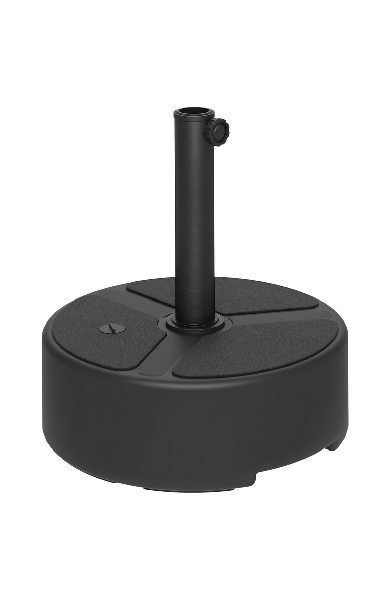 Outsunny Patio Umbrella Base Holder, Main, color, Black