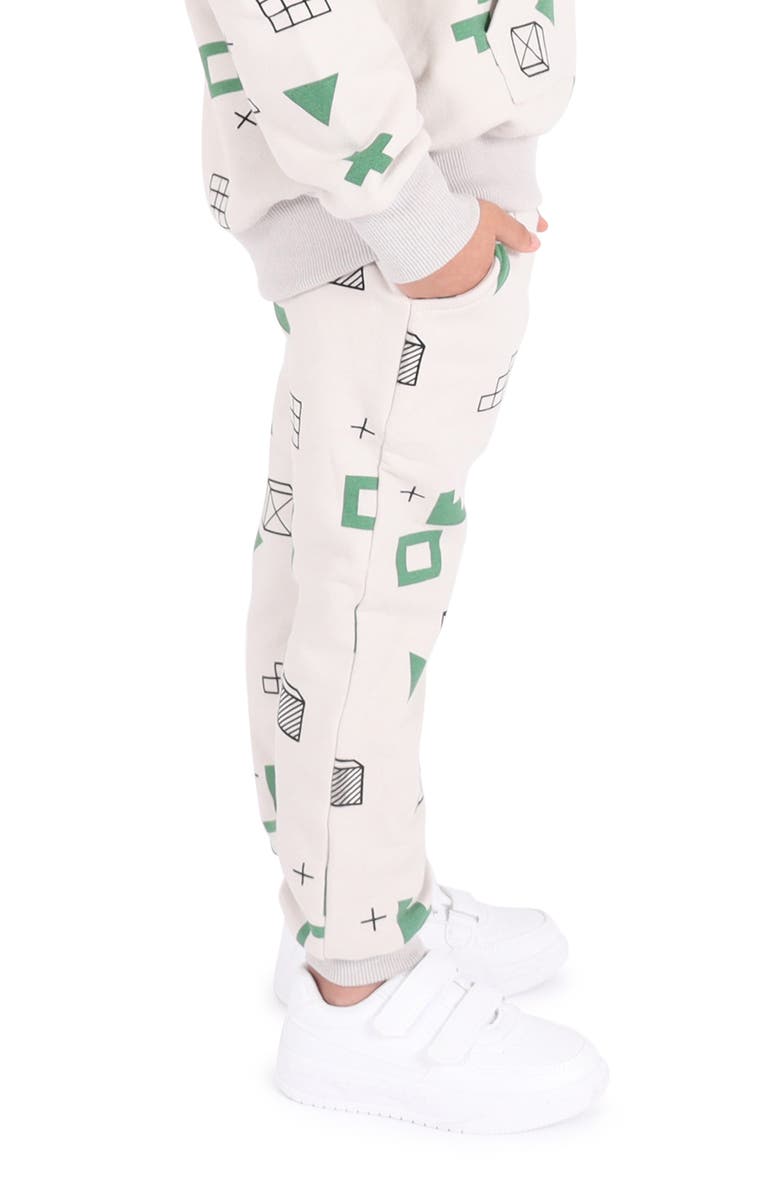 TINY TRIBE Kid' Form Stretch Cotton Sweatpants, Alternate, color, Stone