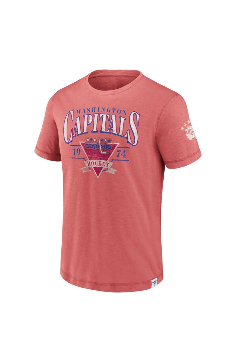 FANATICS Men's Fanatics Branded Red Washington Capitals Elusive Slub T-Shirt, Alternate, color, 