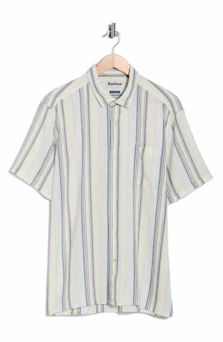 Barbour Westsand Regular Fit Stripe Short Sleeve Button-Up Shirt