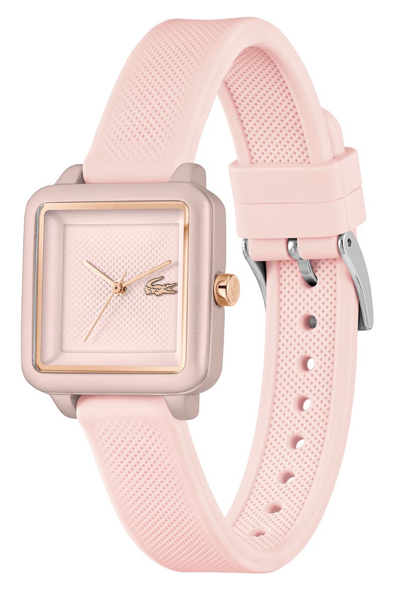 Flow Silicone Strap Watch, 26mm, Alternate, color, PINK