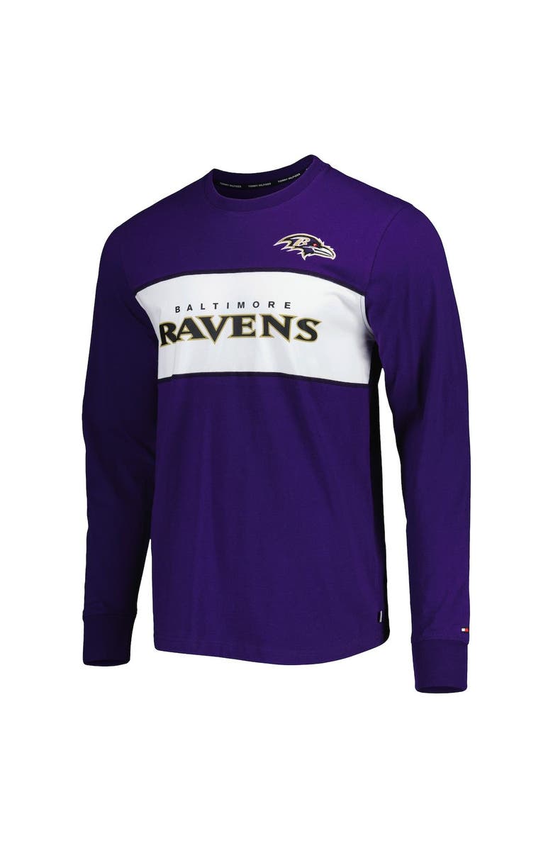 Tommy Hilfiger Men's Tommy Hilfiger Purple Baltimore Ravens Peter Team Long Sleeve T-Shirt, Alternate, color, 