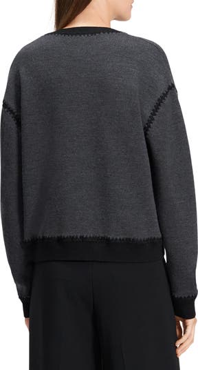 Theory Blanket Stitch Detail Merino Wool Cardigan | Nordstrom Theory Blanket Stitch Detail Merino Wool Cardigan | Nordstrom