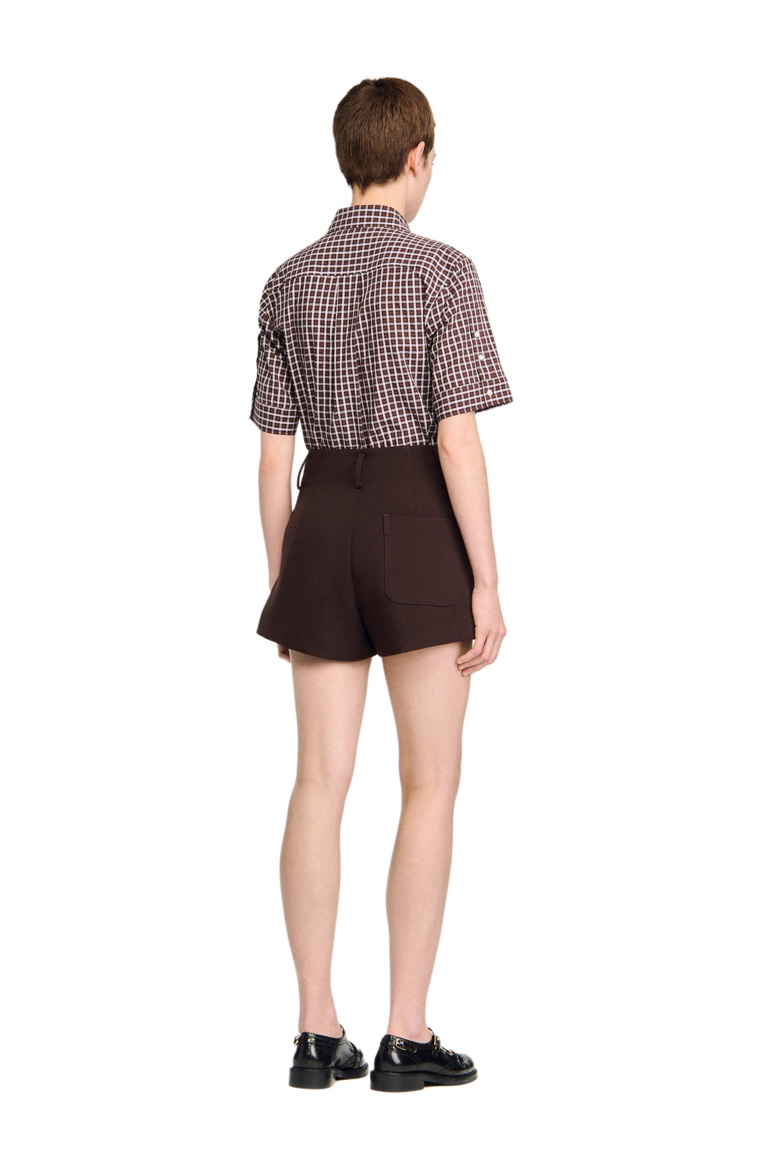 Buttoned carpenter shorts - image 2