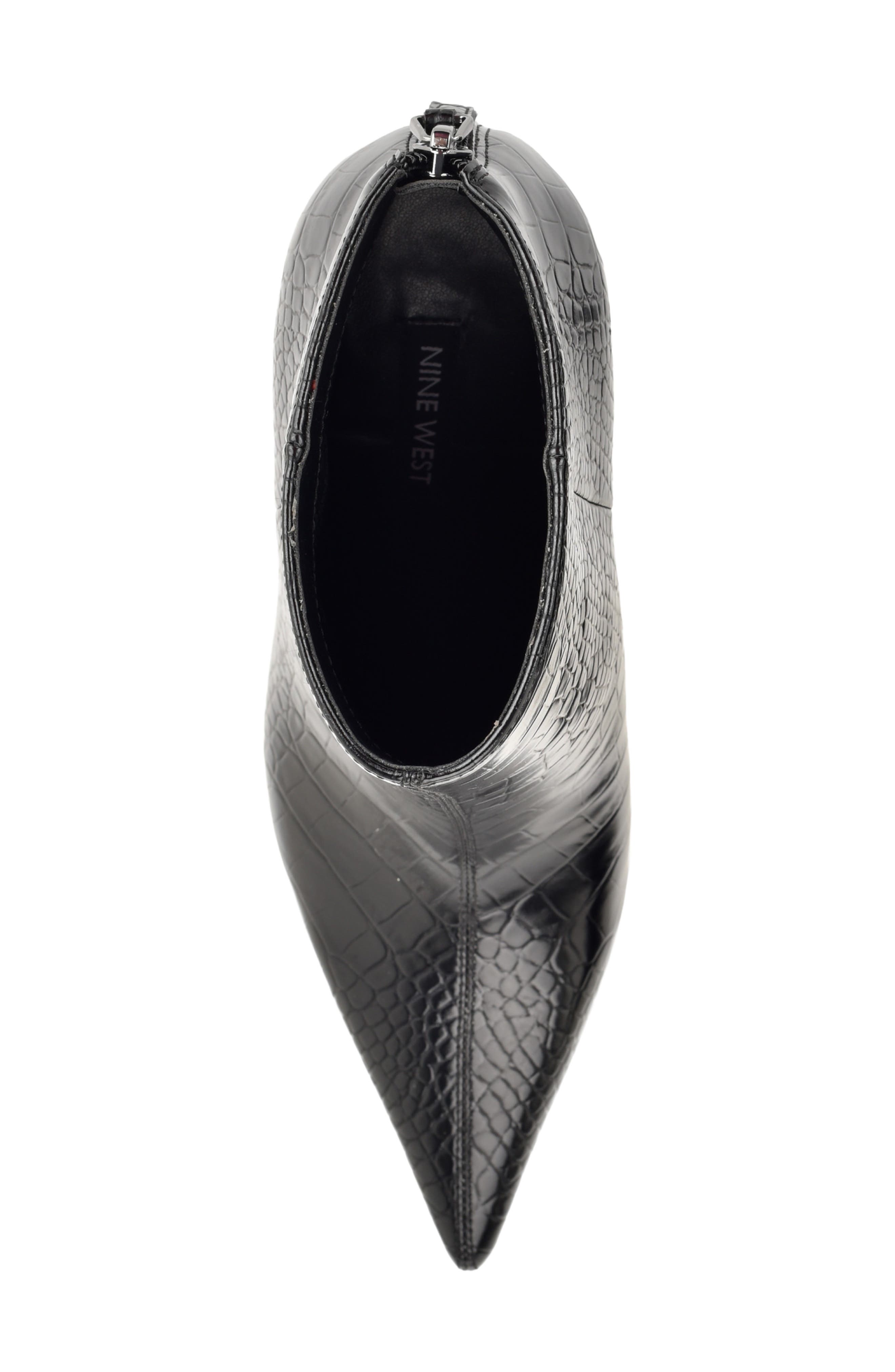 Gesabel Ankle Bootie, Alternate, color, BLACK CROC