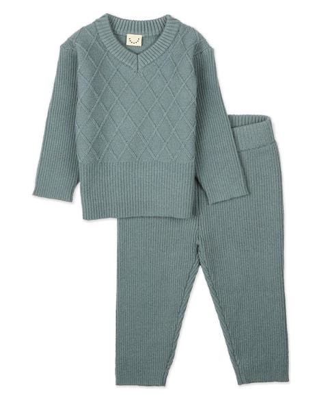 Mixed Knit Pullover Sweater Set (Baby)