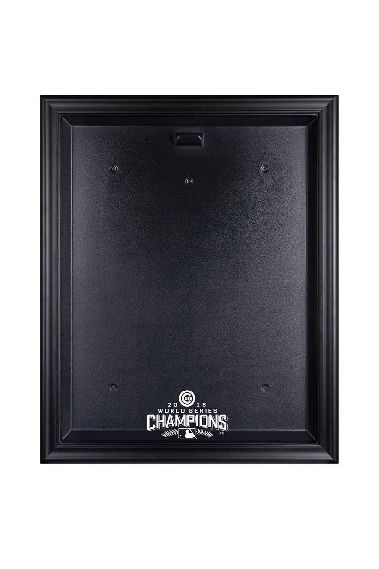 Chicago Cubs 2016 MLB World Series Champions Black Framed Champions Logo Jersey Display Case, Main, color, Black