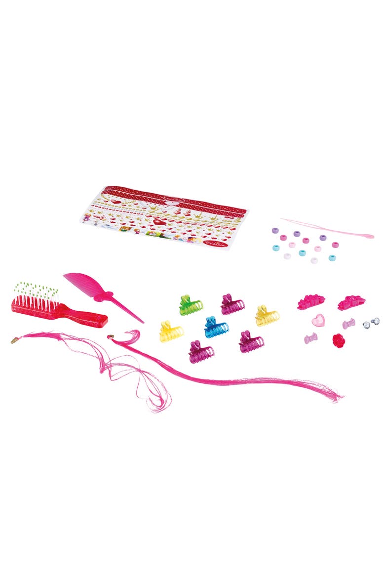 11 Inch Hairdressing Head Little Emma, Alternate, color, Multicolored