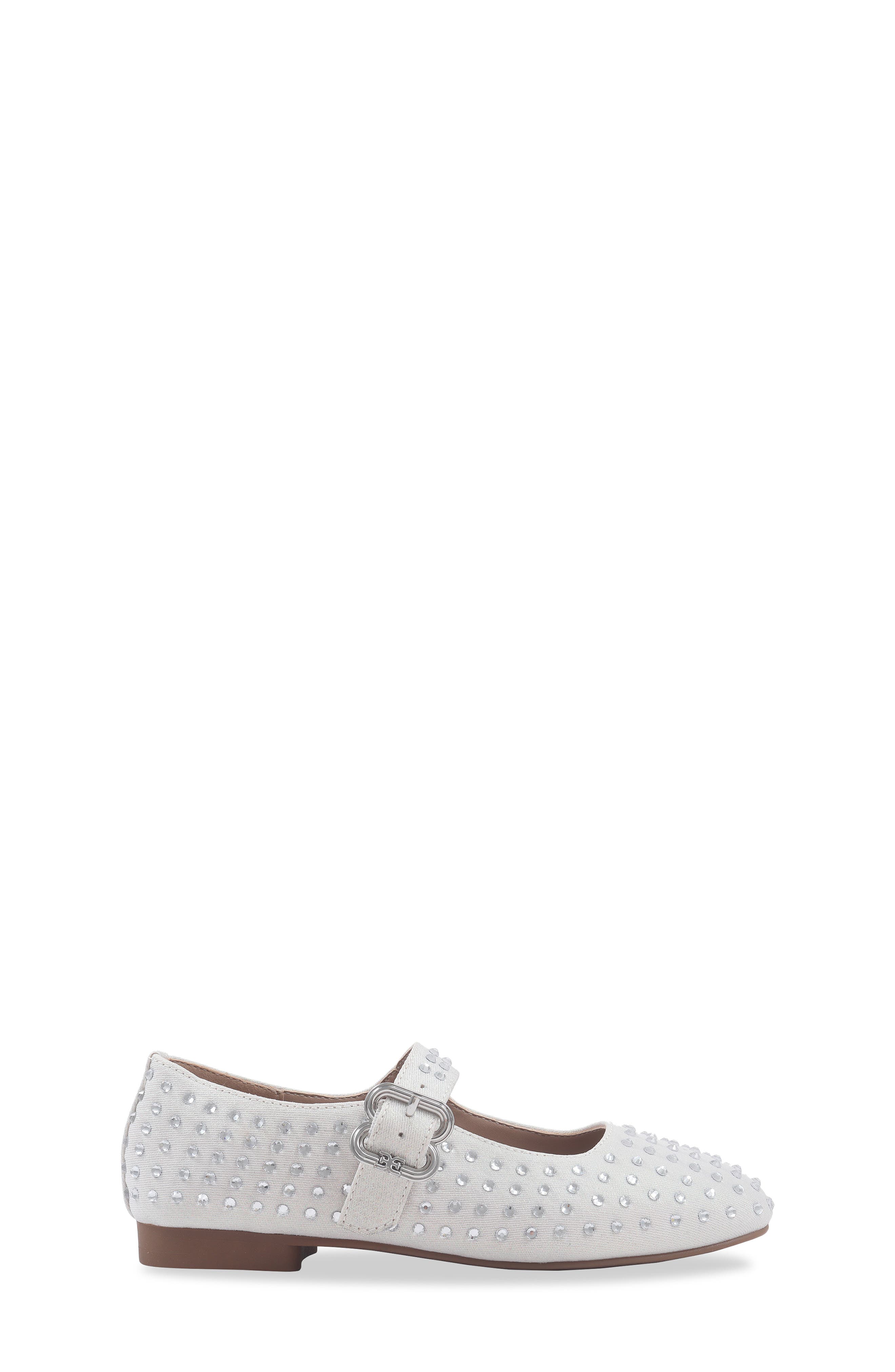 Sam Edelman Kids' Maeve Michela Mary Jane Flat, Alternate, color, White