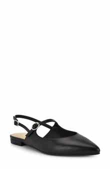 Nine West Daved Pointed Toe Slingback Flat