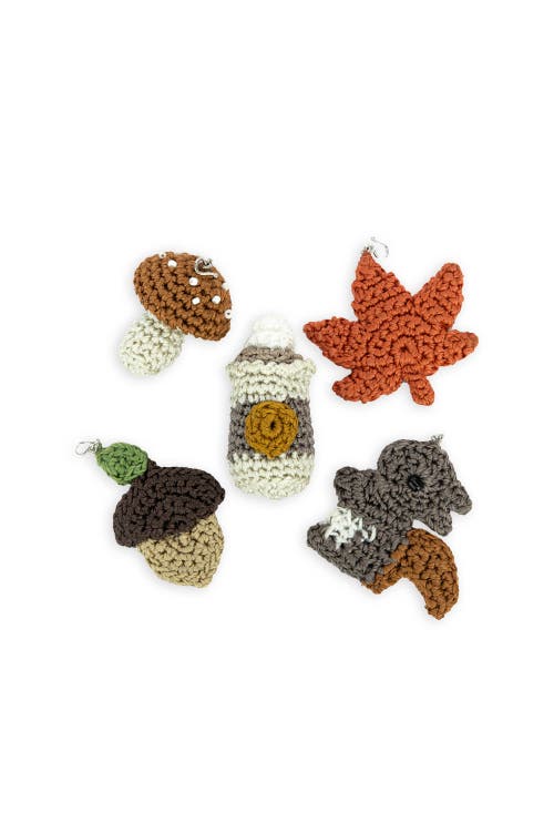 The Sak Yarnicharmz 5 Pack Crochet Charms In Multi