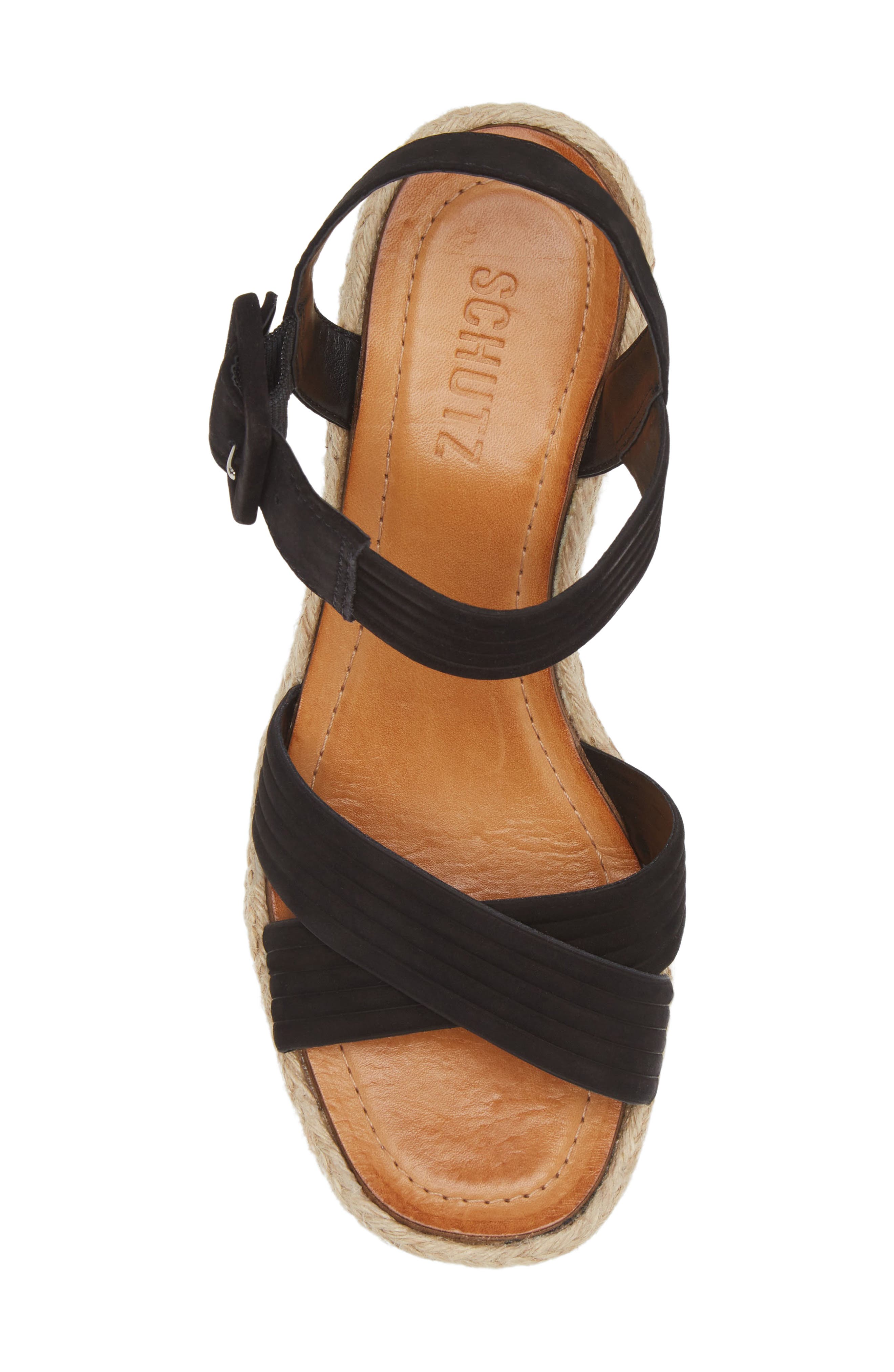 Schutz Blisse Platform Wedge Sandal, Alternate, color, 