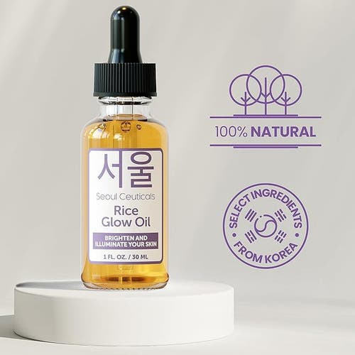 Seoul Ceuticals Korean Skincare Rice Glow Oil In Clear