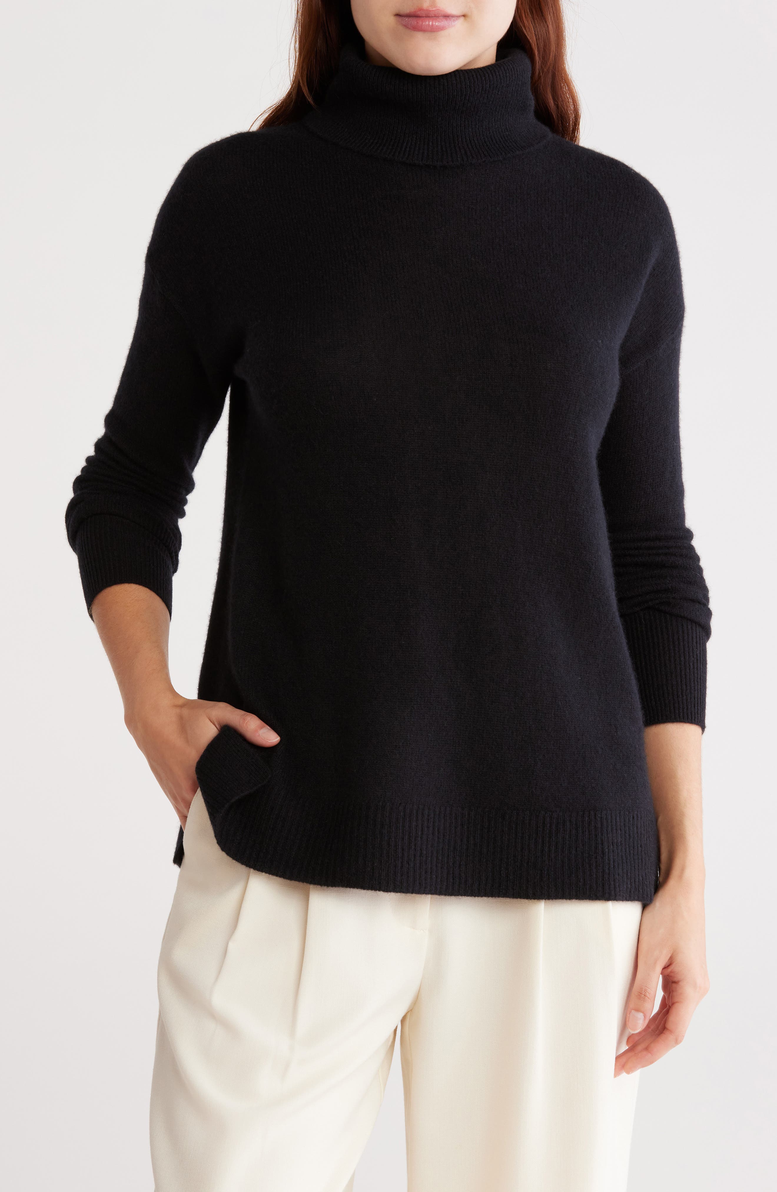 Nordstrom Cashmere Turtleneck Sweater